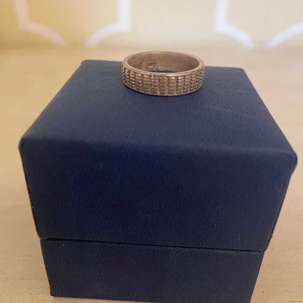 Sterling Silver Nantucket Basket Weave Ring